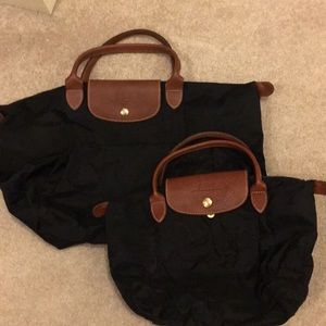 Black le Pilage Longchamps Bundle